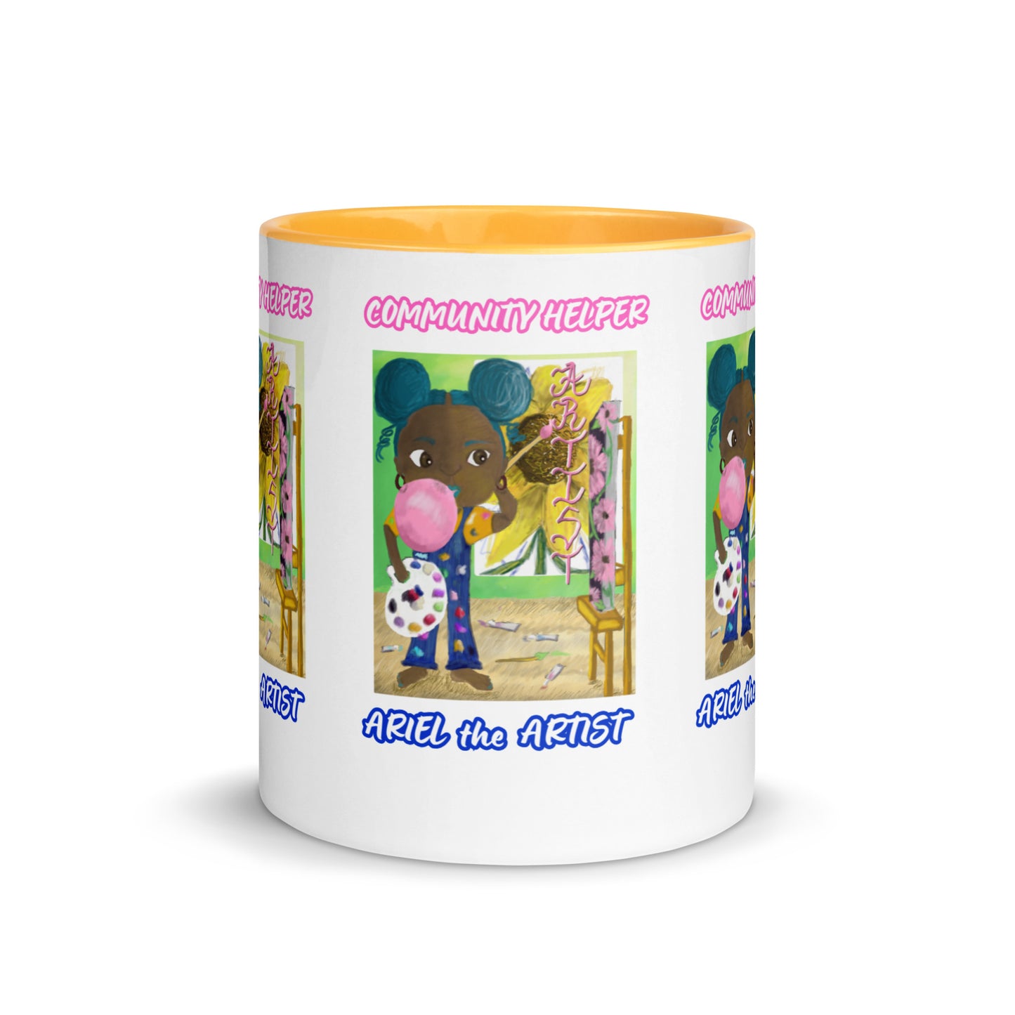 Ariel the Artist (Community Helper) 11oz. Mug with Color Inside