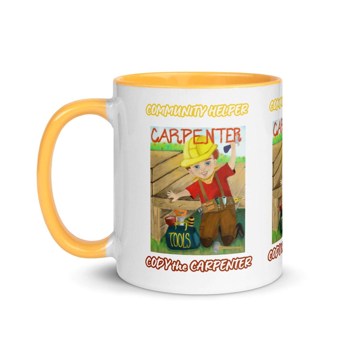 Cody the Carpenter (Community Helper) 11oz. Mug with Color Inside