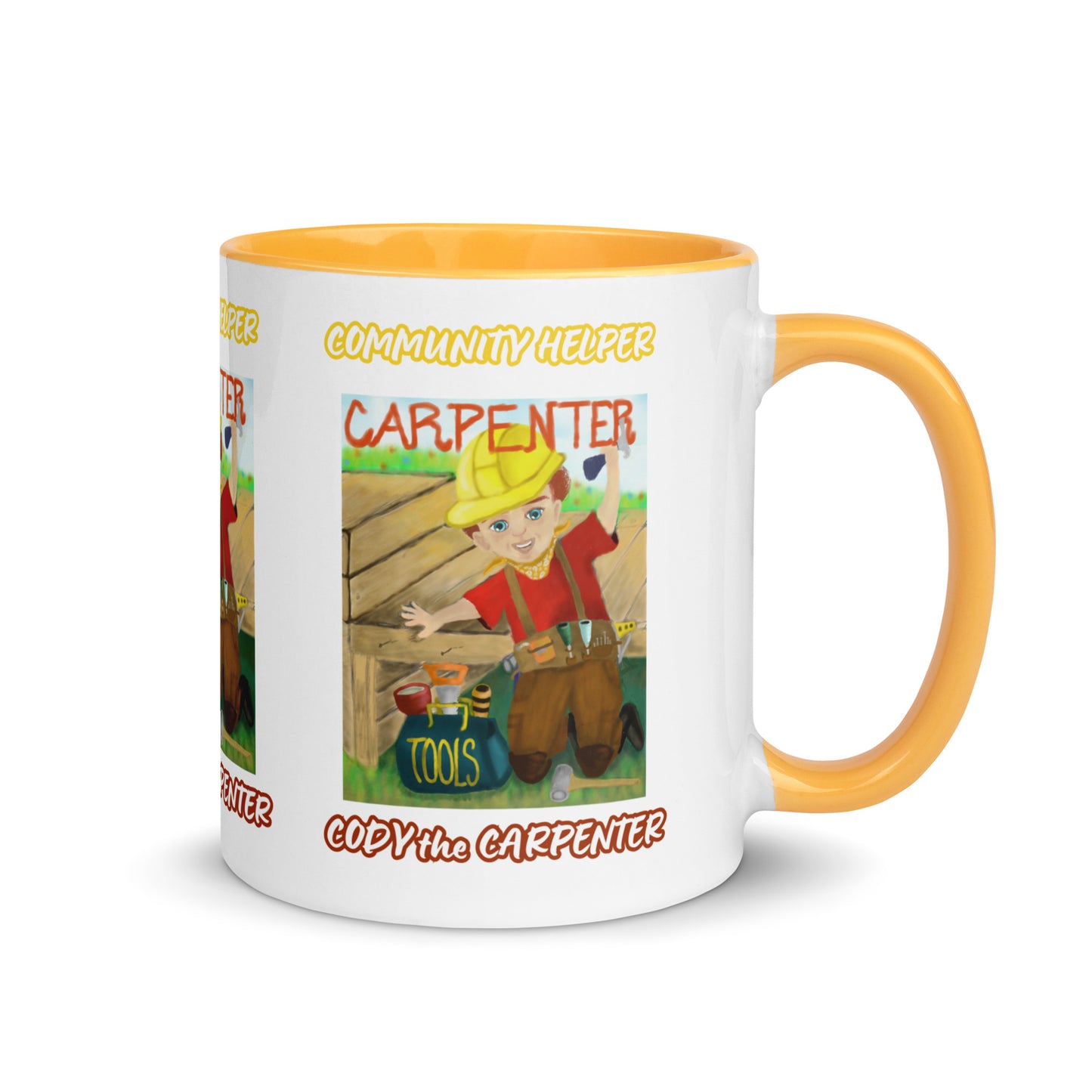 Cody the Carpenter (Community Helper) 11oz. Mug with Color Inside