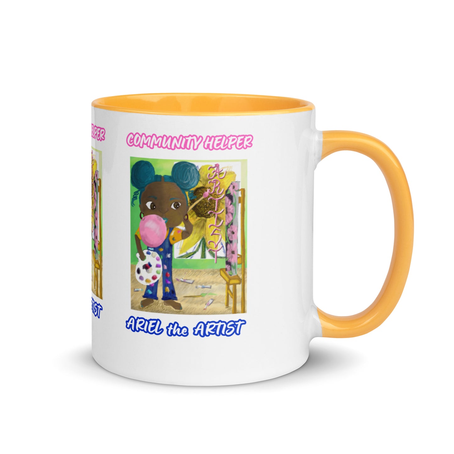 Ariel the Artist (Community Helper) 11oz. Mug with Color Inside