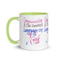 Communication Language of Love Mug! (with Color Inside)
