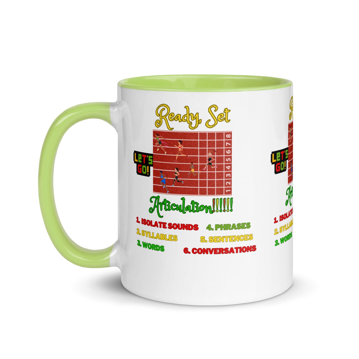 Let's Go Articulation! (Mug with Color Inside)