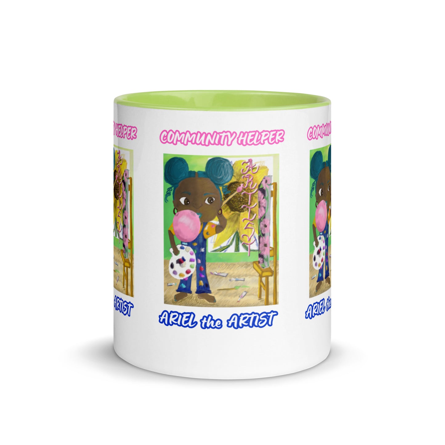 Ariel the Artist (Community Helper) 11oz. Mug with Color Inside