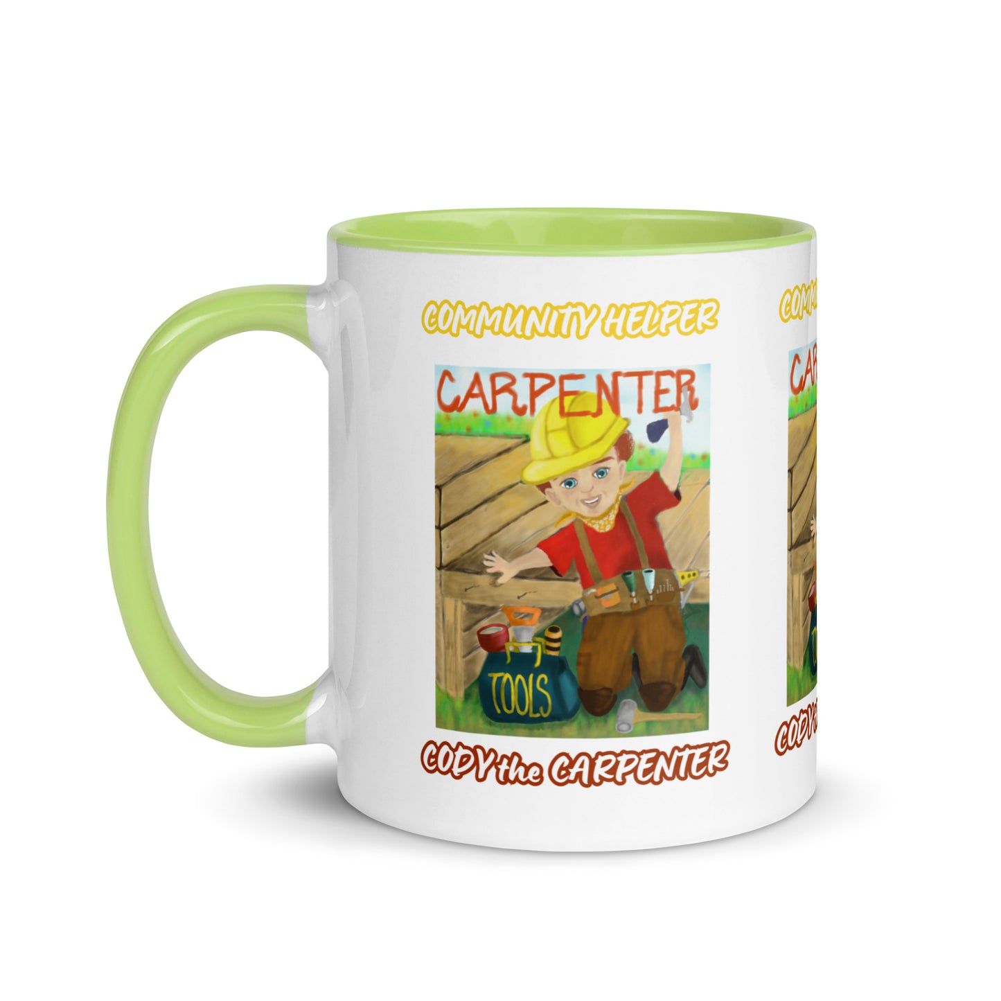 Cody the Carpenter (Community Helper) 11oz. Mug with Color Inside