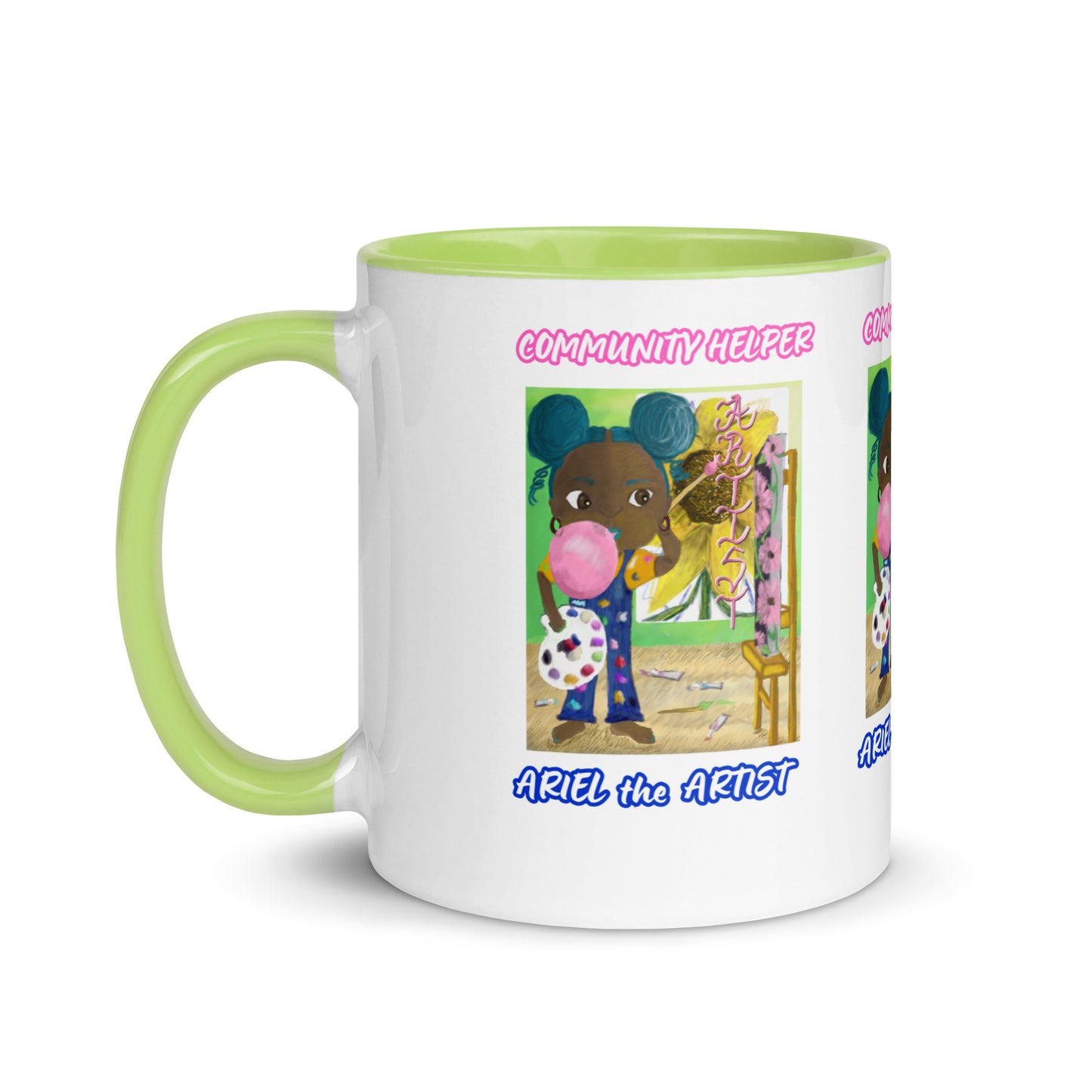Ariel the Artist (Community Helper) 11oz. Mug with Color Inside