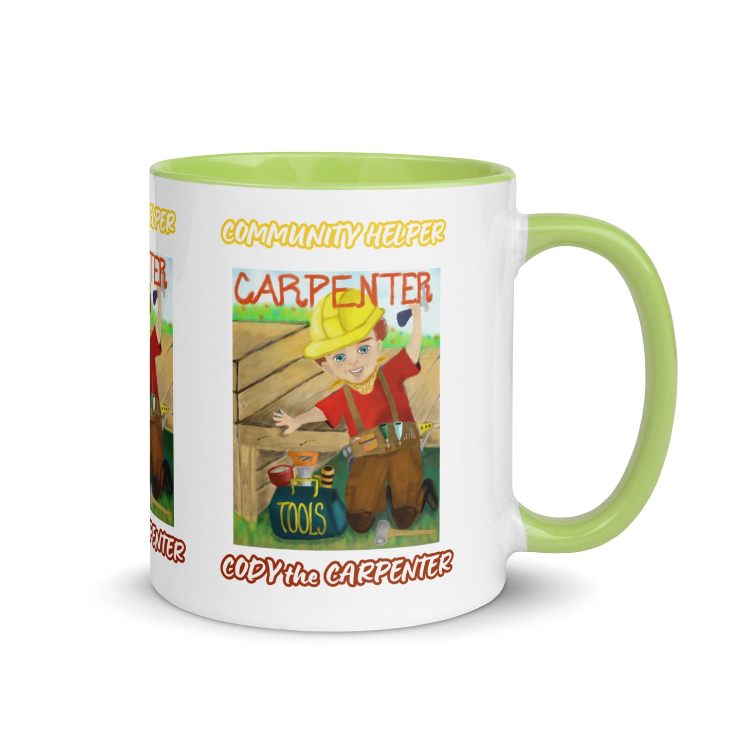 Cody the Carpenter (Community Helper) 11oz. Mug with Color Inside
