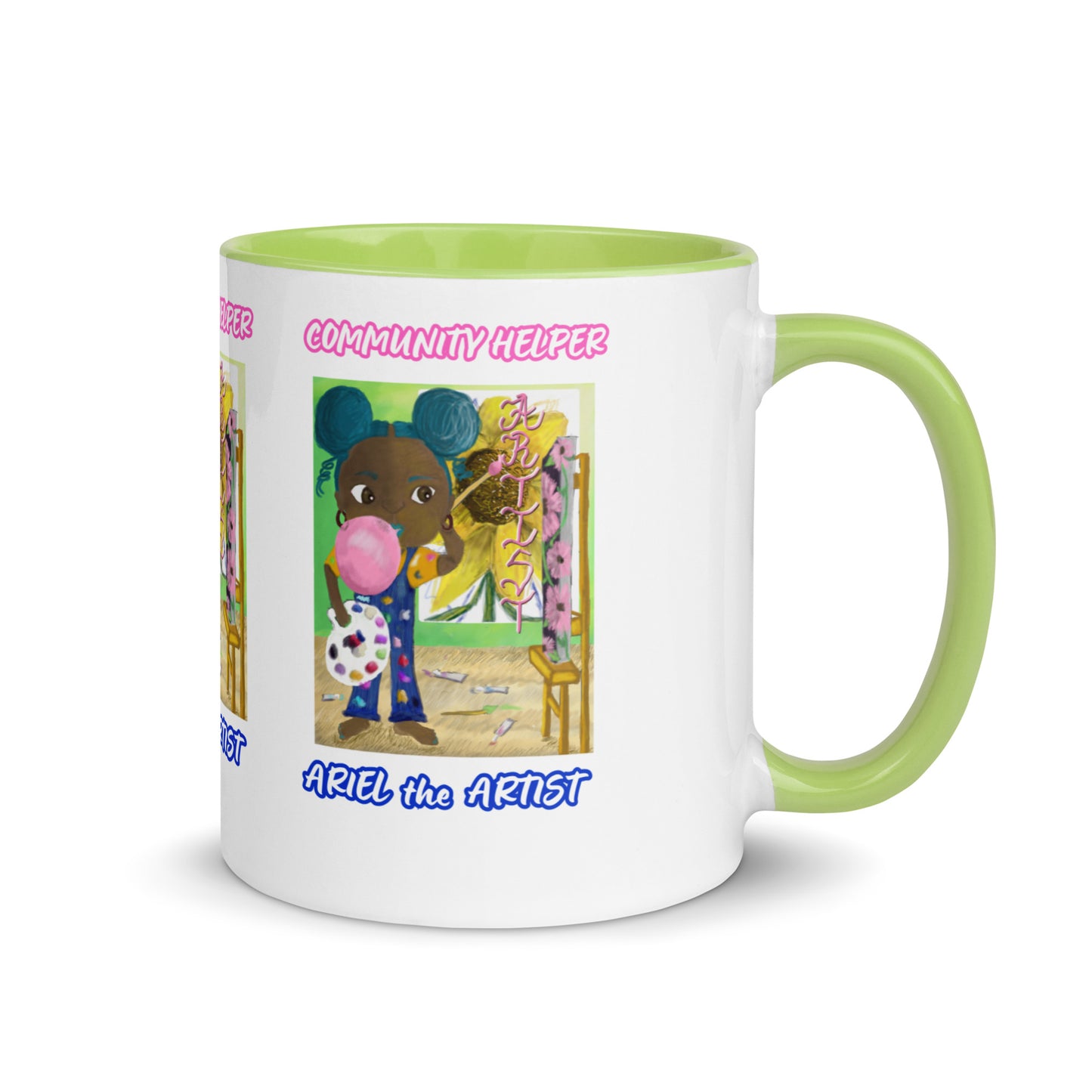 Ariel the Artist (Community Helper) 11oz. Mug with Color Inside