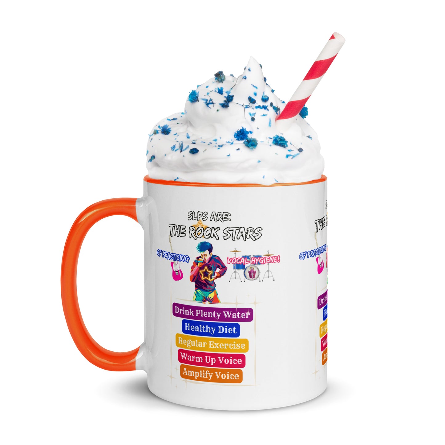 Rock Stars Of Vocal Hygiene! Mug with Color Inside