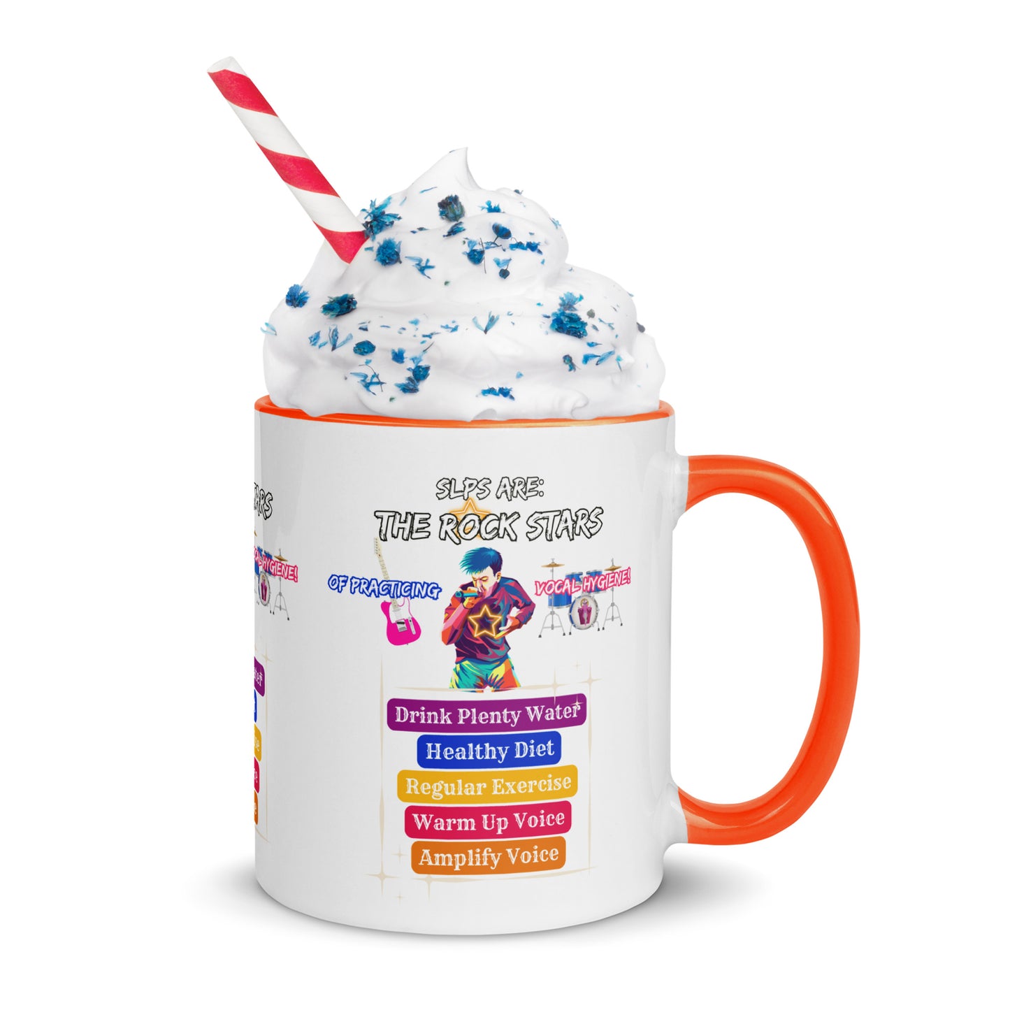 Rock Stars Of Vocal Hygiene! Mug with Color Inside