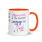 Communication Language of Love Mug! (with Color Inside)