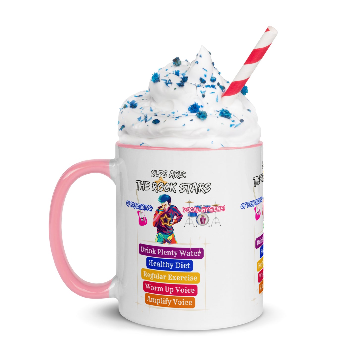 Rock Stars Of Vocal Hygiene! Mug with Color Inside