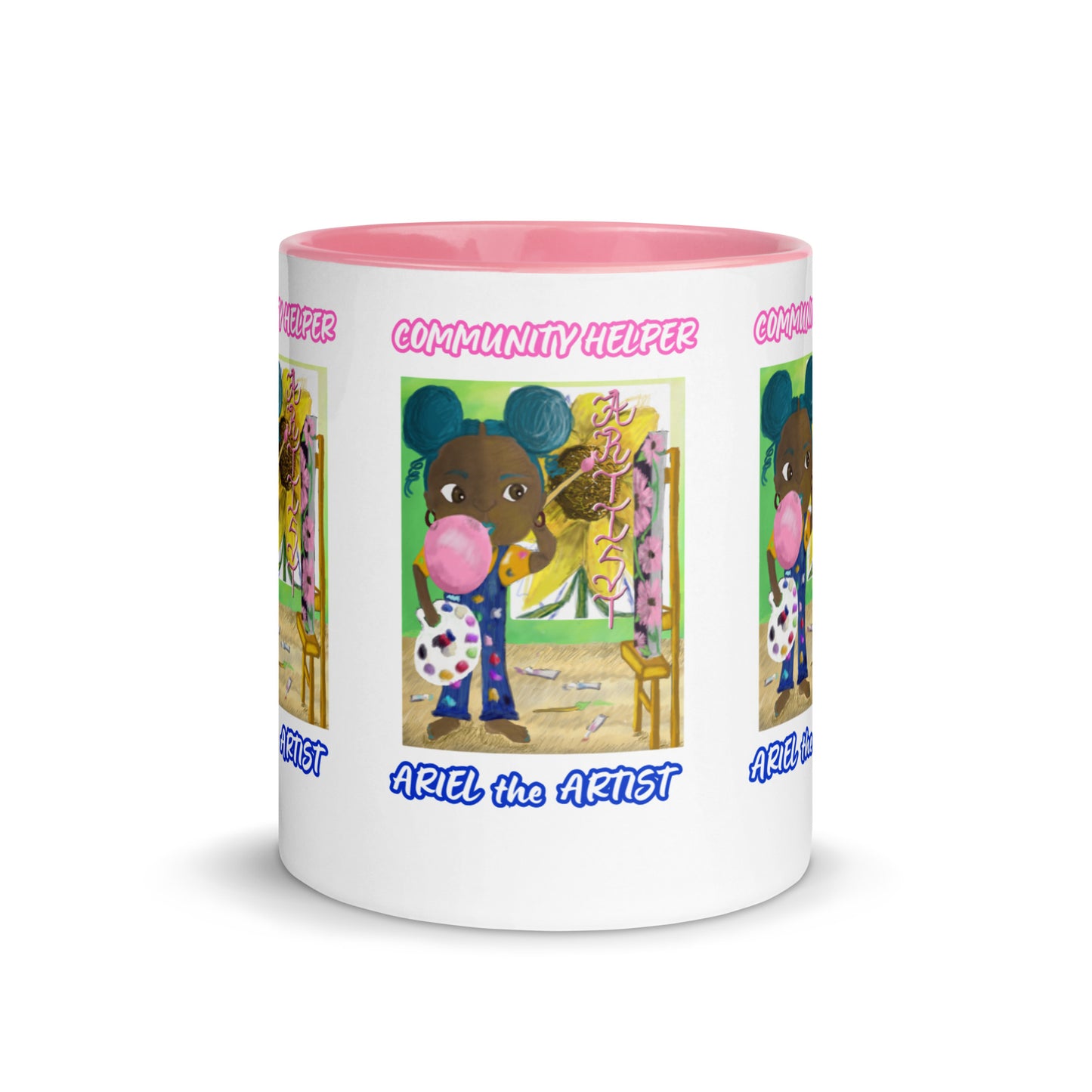 Ariel the Artist (Community Helper) 11oz. Mug with Color Inside