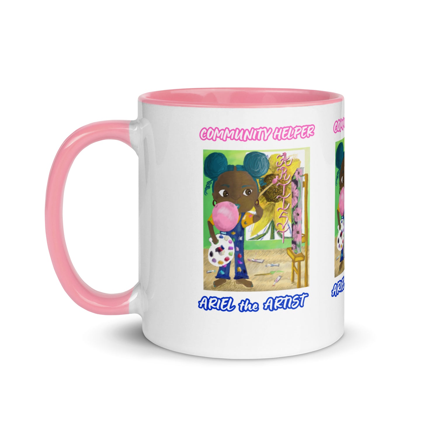 Ariel the Artist (Community Helper) 11oz. Mug with Color Inside