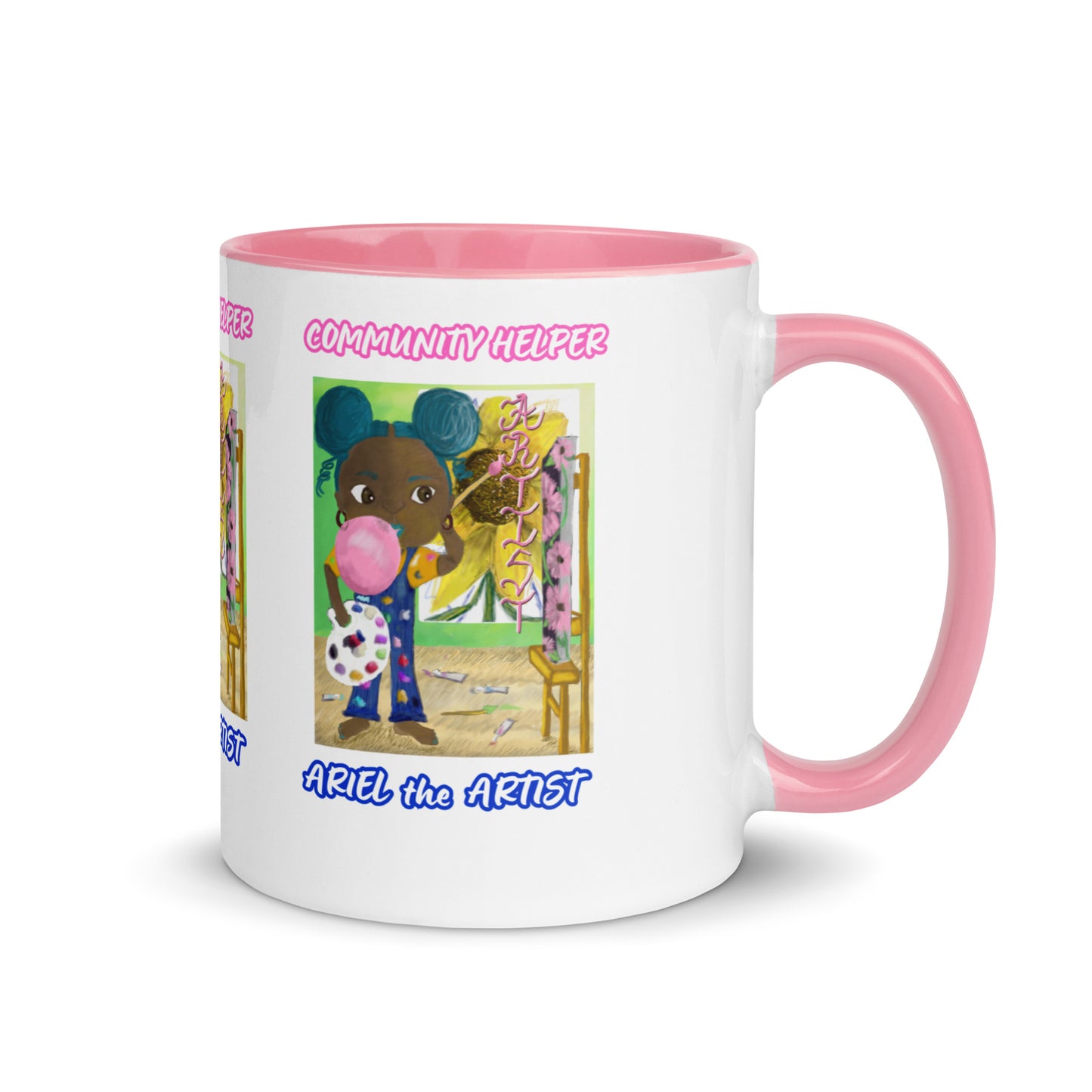 Ariel the Artist (Community Helper) 11oz. Mug with Color Inside