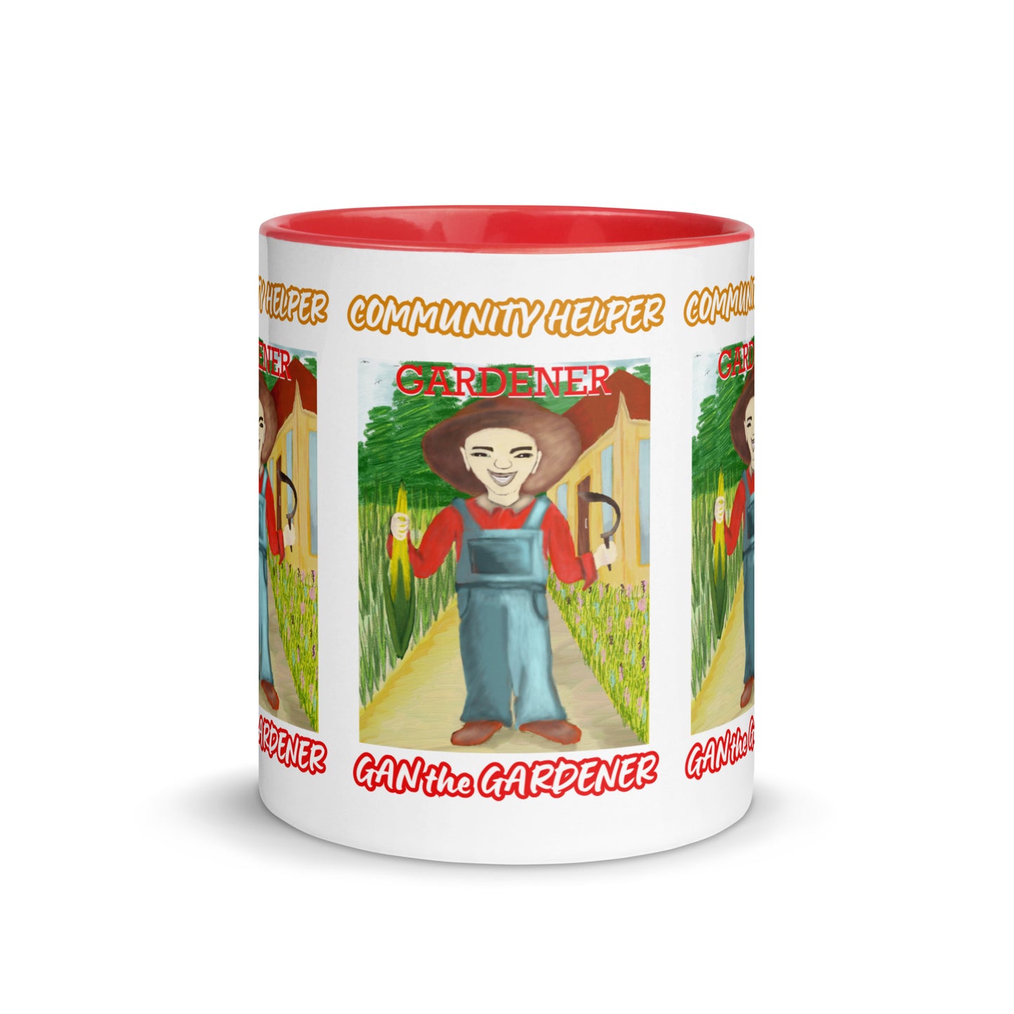 Gan the Gardener (Community Helper) 11oz. Mug with Color Inside