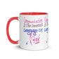 Communication Language of Love Mug! (with Color Inside)