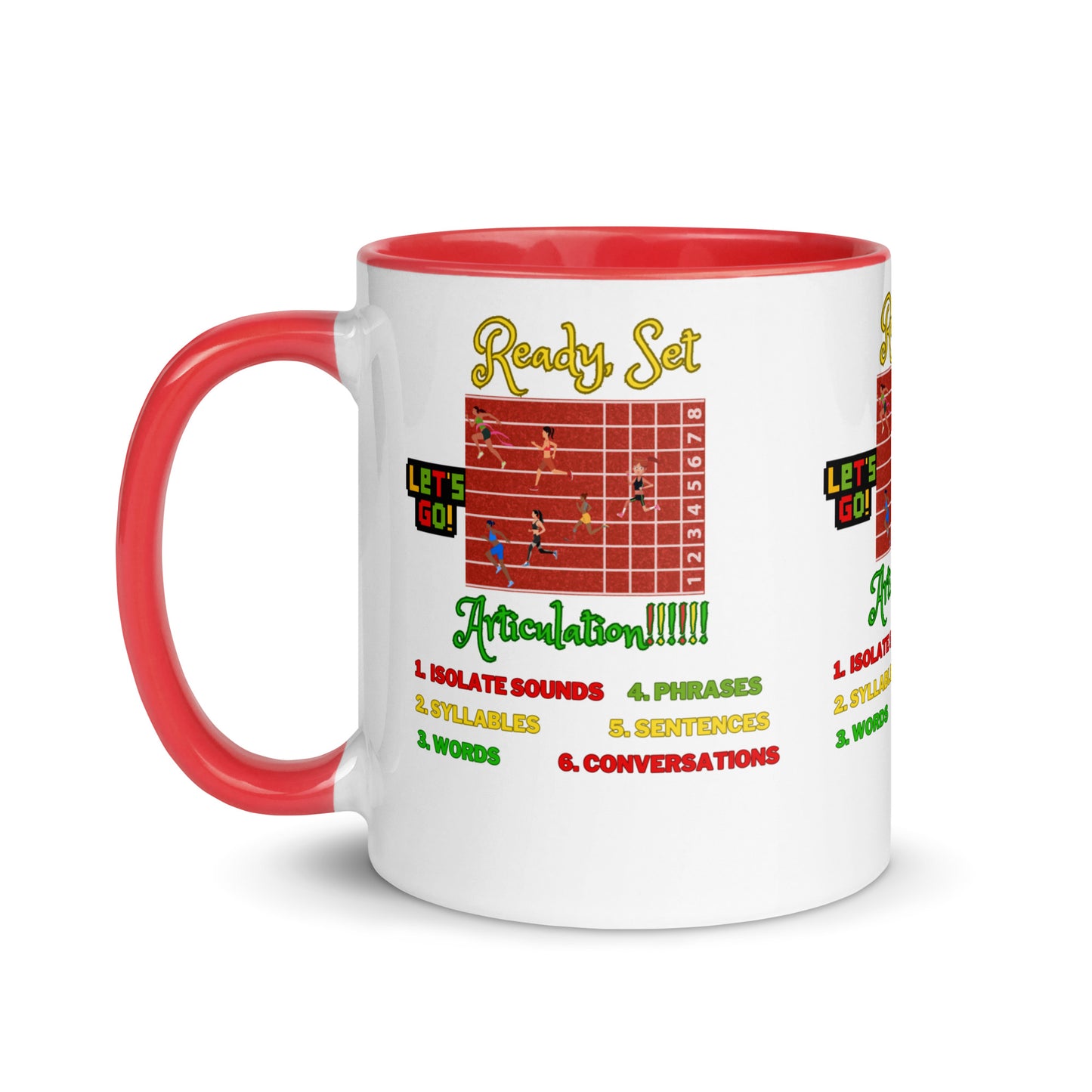 Let's Go Articulation! (Mug with Color Inside)