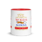 Words and Actions! Mug with Color Inside