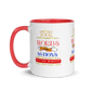 Words and Actions! Mug with Color Inside