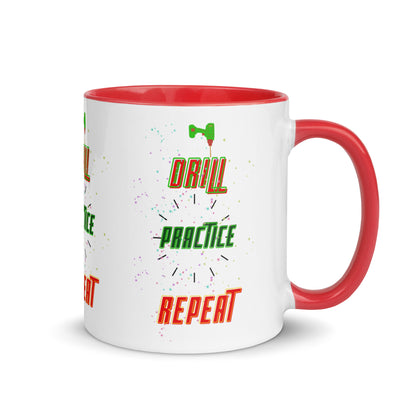 Drill Practice Repeat! Mug