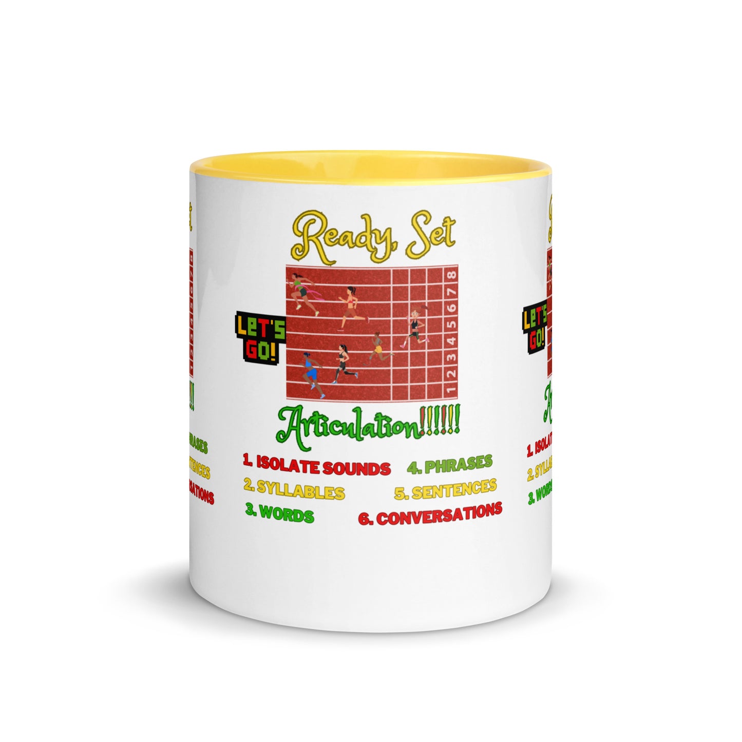 Let's Go Articulation! (Mug with Color Inside)