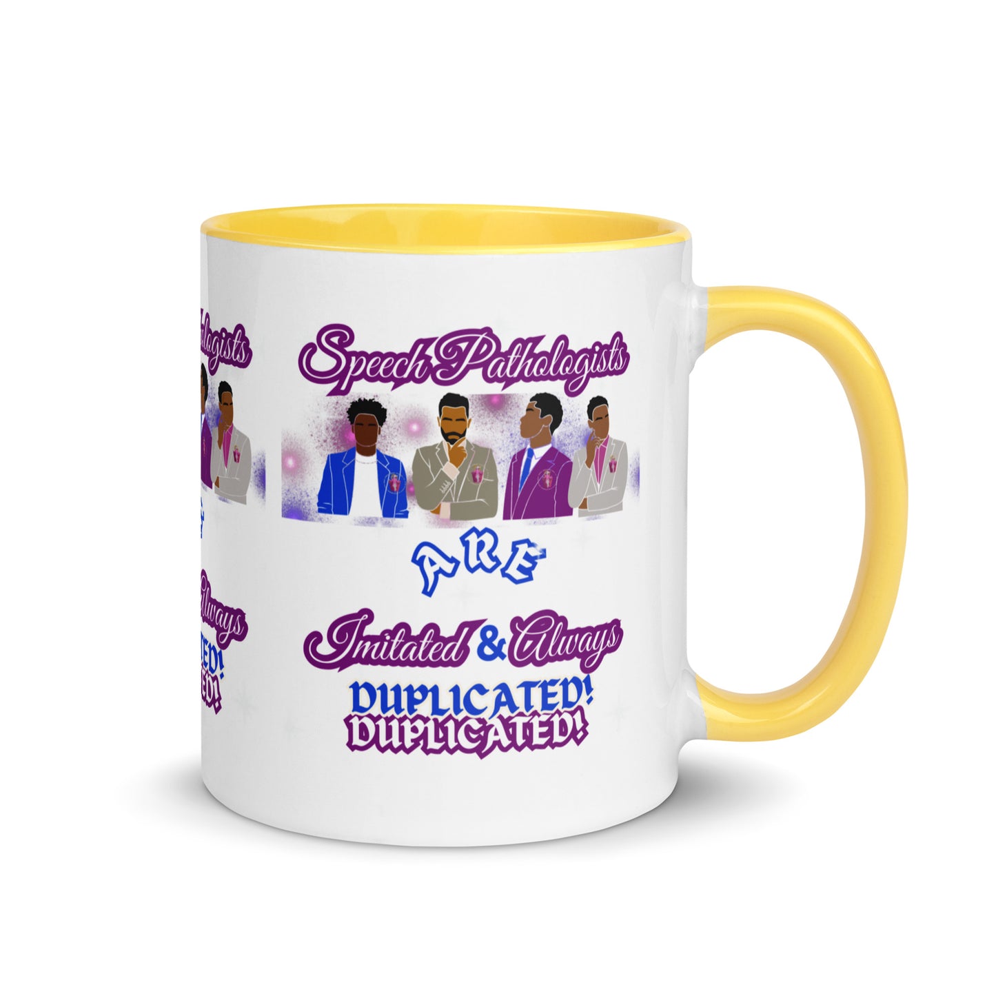 (Ebony Male) Imitated and Always Duplicated! Mug with Color Inside