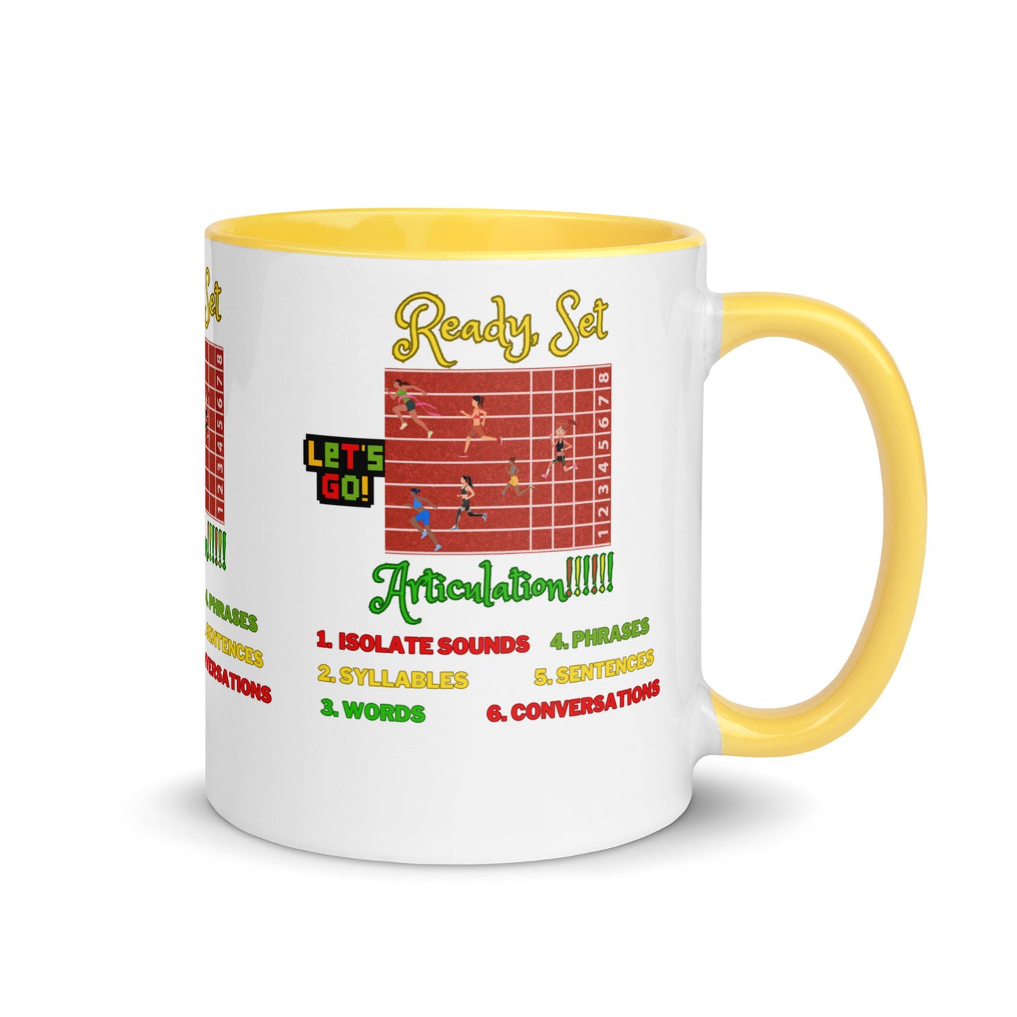 Let's Go Articulation! (Mug with Color Inside)