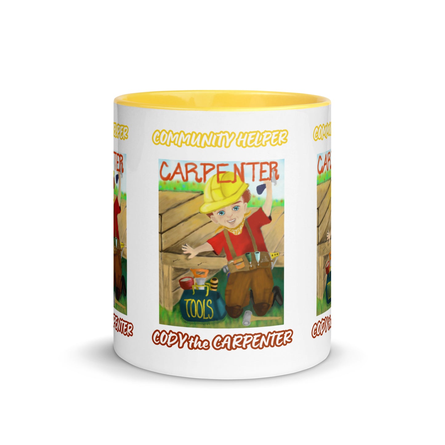 Cody the Carpenter (Community Helper) 11oz. Mug with Color Inside