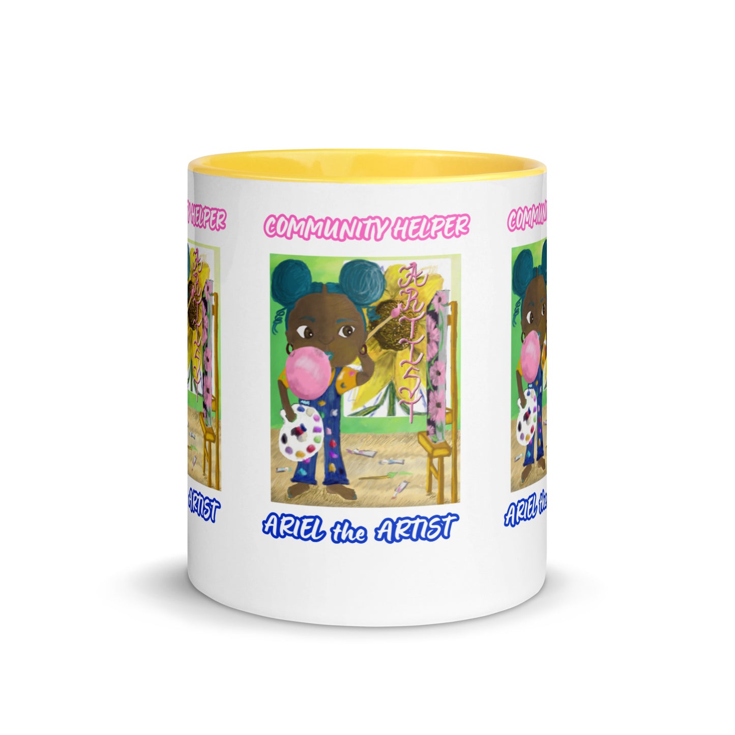 Ariel the Artist (Community Helper) 11oz. Mug with Color Inside