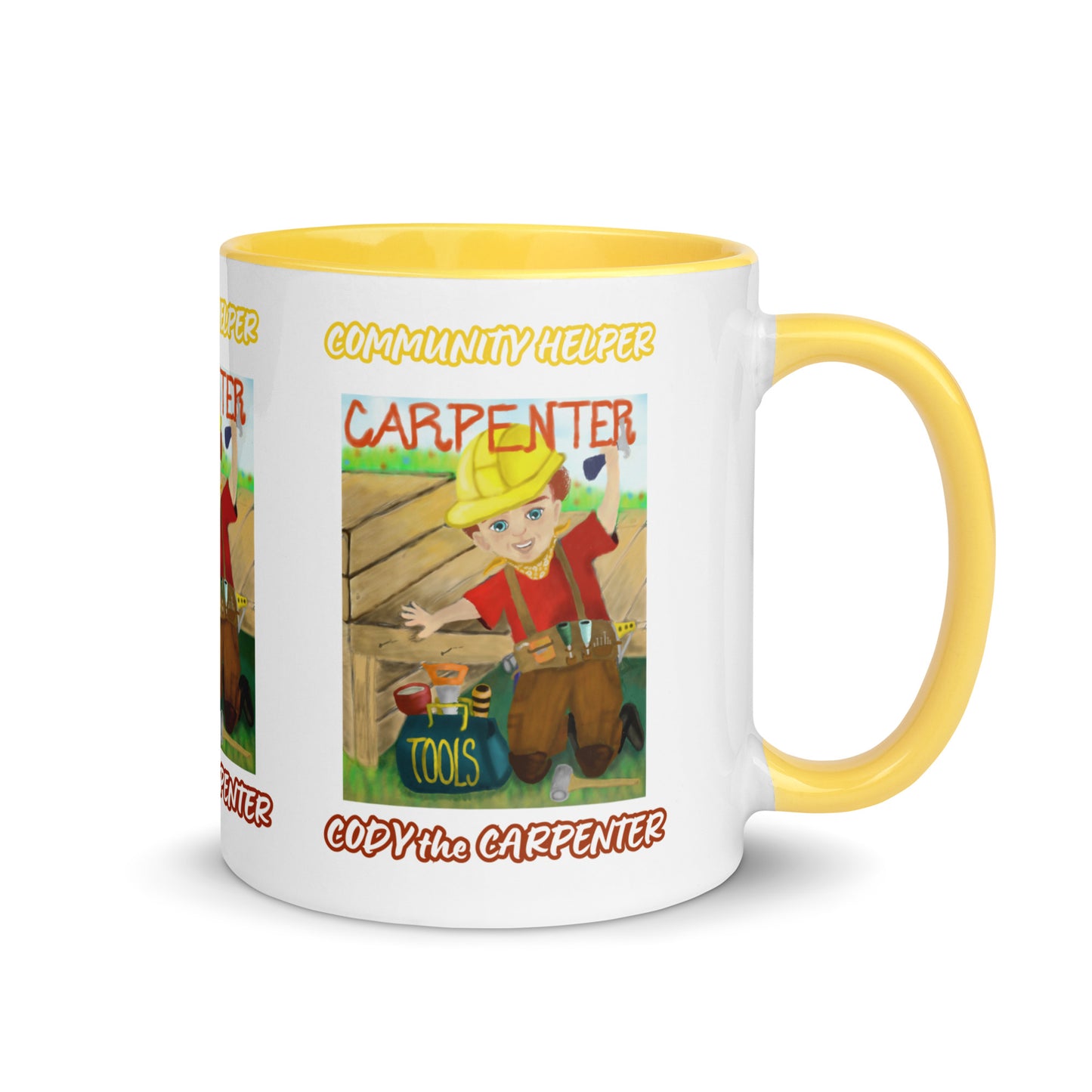 Cody the Carpenter (Community Helper) 11oz. Mug with Color Inside