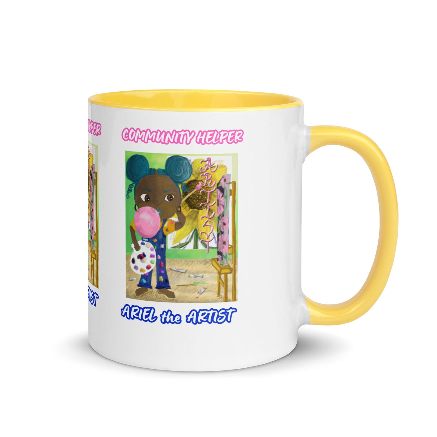 Ariel the Artist (Community Helper) 11oz. Mug with Color Inside